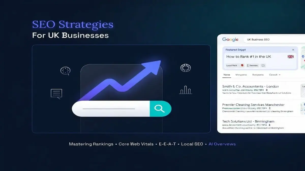ExoraLeads - 10 SEO Tips to Rank Higher on Google in 2026 (UK Focus) | SEO - Featured ExoraLeads featured image: 10 SEO Tips to Rank Higher on Google in 2026 (UK Focus) - 10 proven SEO tactics for UK businesses in 2025 — from Core Web Vitals and E-E-A-T signals to schema markup and content